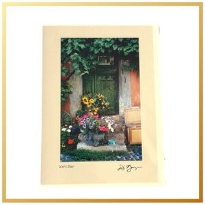 Dennis Barloga Photo Print Greeting Card Frame-able Size "Cat's Dish" #1 Print